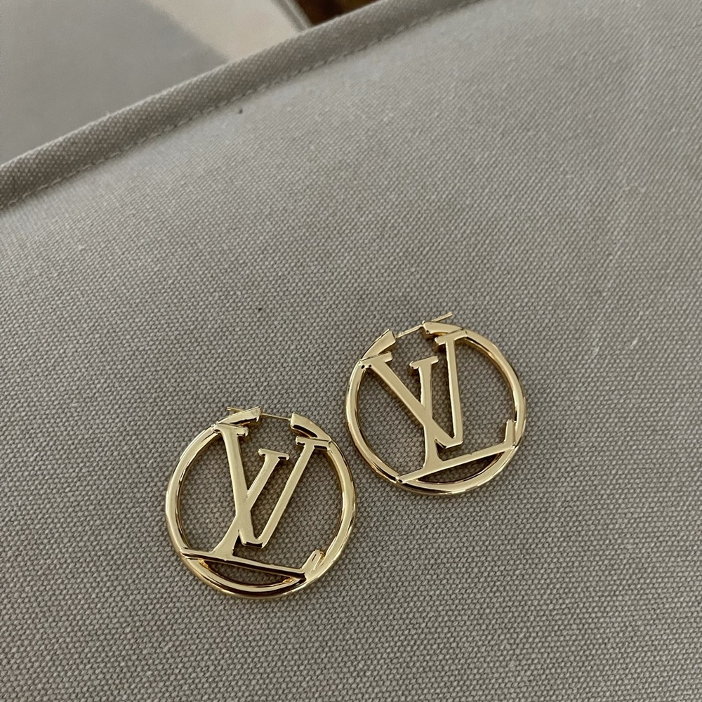 LV HOOP EARRINGS